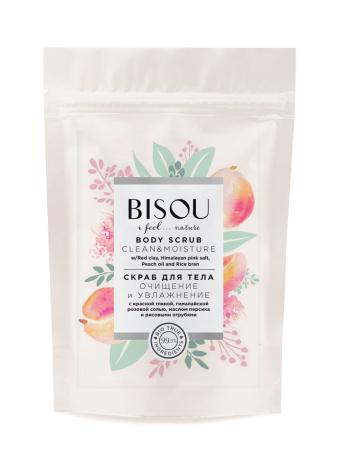 BISOU Peeling corporal de curățare și hidratare Piersică 200 g