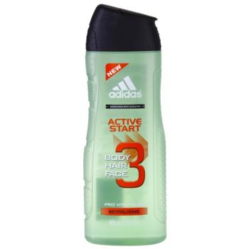 Adidas 3 Active Start gel de duș pentru bărbați 400 ml