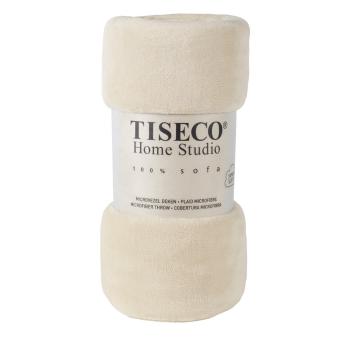 Pătură din micropluș Tiseco Home Studio, 130 x 160 cm, bej