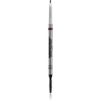 theBalm Furrowcious!® creion pentru sprancene cu pensula culoare Dark Brown 0.09 g