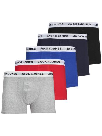 Jack&Jones 5 PACK - boxeri pentru bărbați JACWHITE 12182064 Black L