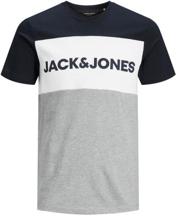 Jack&Jones Tricou pentru bărbați JJELOGO Regular Fit 12173968 Navy Blazer M