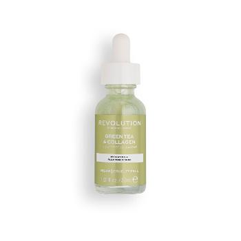 Revolution Skincare Ser de piele Green Tea &amp; Collagen (Hydrating &amp; Plumping Serum) 30 ml