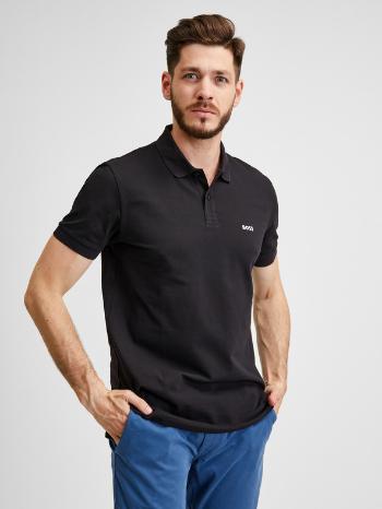 BOSS Polo Tricou Negru