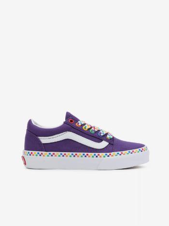 Vans Rainbow Checkerboard Old Skool Teniși pentru copii Violet