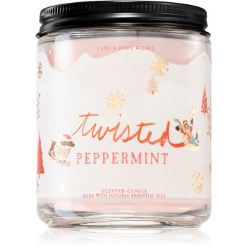 Bath & Body Works Twisted Peppermint lumânare parfumată 198 g