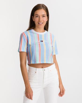 Tommy Jeans Pastel Stripe Crop top Albastru