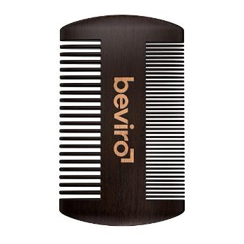 beviro Pieptene pentru barbă din lemn de pere (Beard Comb)