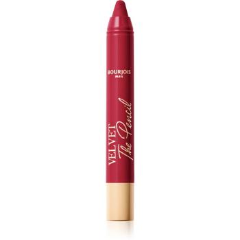 Bourjois Velvet the Pencil ruj in creion cu efect matifiant culoare 08 Rouge Di'vin 1,8 g