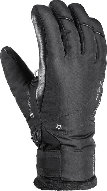 Mănuși pentru femei cu cinci degete Leki Zăpadă 3D GTX Doamnă neagră