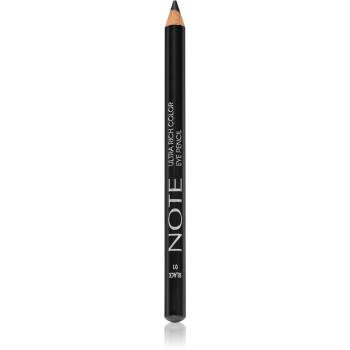 Note Cosmetique Ultra Rich Color Eye Pencil creion dermatograf waterproof 01 Black 1,1 g