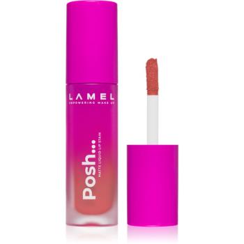 LAMEL Posh Matte Liquid Lip Stain ruj de buze lichid, mat și de lungă durată culoare №404 4 g