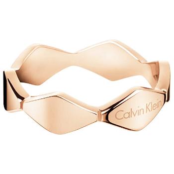 Calvin Klein Inel din aur roz Snake KJ5DPR1001 55 mm