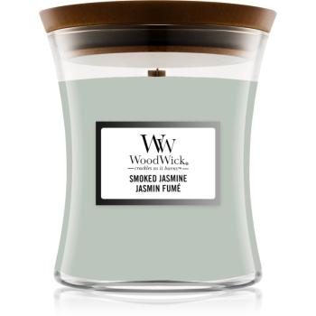 Woodwick Smoked Jasmine lumânare parfumată cu fitil din lemn 275 g