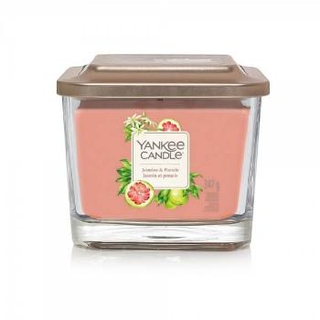 Yankee Candle Lumânare aromatica pătrata medie Jasmine & Pomelo Jasmine 347 g