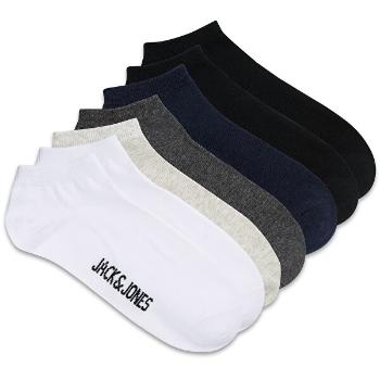 Jack&Jones 7 PACK - ciorapi pentru bărbați JACMIX 12182171 Black