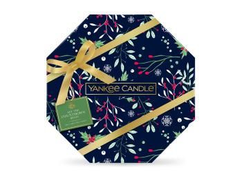 Yankee Candle Calendar de Advent cu lumânări de ceai cu candelabru 24 x 9,8 g