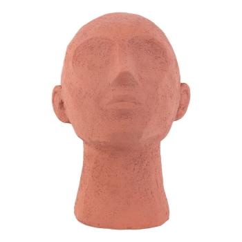 Statuetă decorativă PT LIVING Face Art, înălțime 22,8 cm, portocaliu teracotă