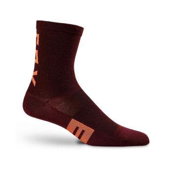 
                 FOX Șosete clasice de ciclism - FLEXAIR MERINO LADY - bordo  
            