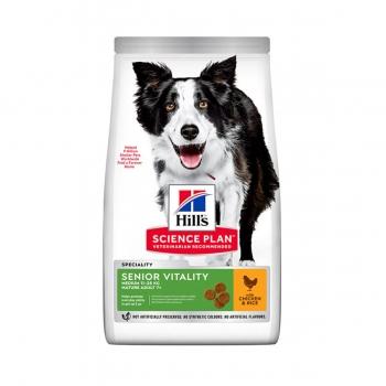 HILL'S SCIENCE PLAN Senior Vitality 7+, M, Pui, hrană uscată câini senior, 14kg