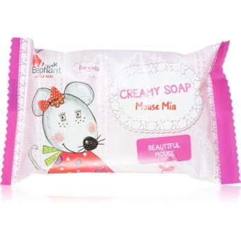 Pink Elephant Girls sapun crema pentru copii Mouse Mia 90 g