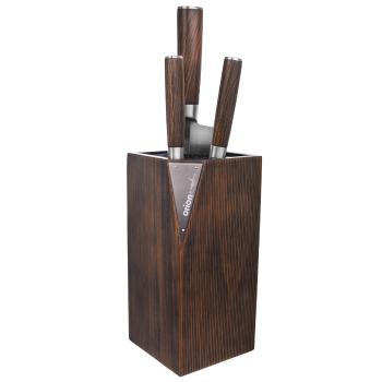 Suport din lemn pentru cuțite de bucătărie Orion Wooden