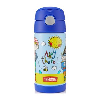 Thermos FUNtainer Termos pentru copii cu paie - pirat 355 ml