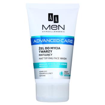 AA Cosmetics Men Advanced Care gel matifiant  de curatare facial 150 ml