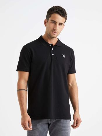 Celio Playboy Polo Tricou Negru