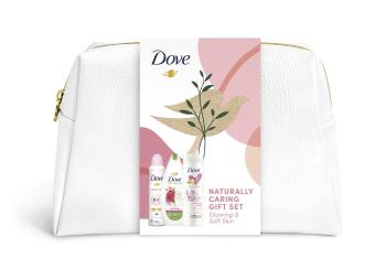 Dove Set cadou pentru îngrijirea corpului cu o geantă cosmetică Glowing