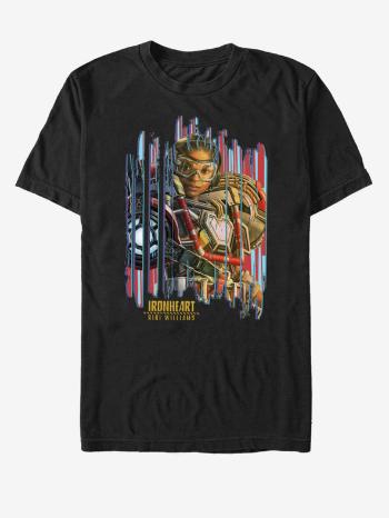 ZOOT.Fan Marvel Iron Heart Black Panther: Wakanda nechť žije Tricou Negru