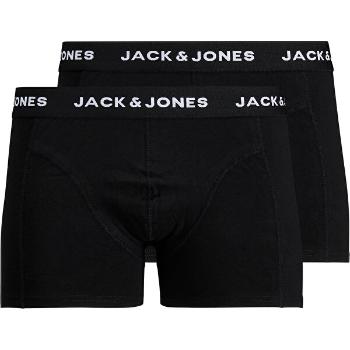 Jack&Jones 2 PACK - boxeri bărbați JACORGANIC TRUNKS GIFTBOX 12179151 strip black M