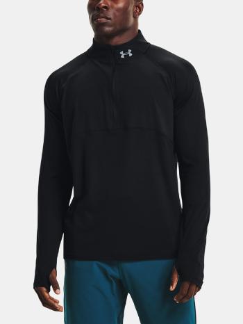 Under Armour Qualifier Run 2.0 1/2 Zip Tricou Negru