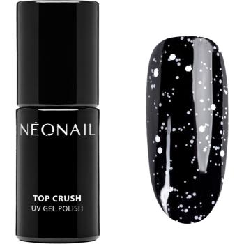 NEONAIL Top Crush lac de unghii top coat, cu utilizarea lămpii UV/LED culoare White Gloss 7,2 ml