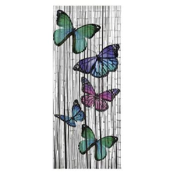 Perdea de ușă din bambus  200x90 cm Butterflies - Maximex