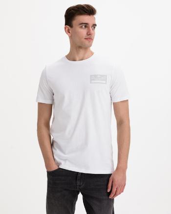 Jack & Jones Through Tricou Alb