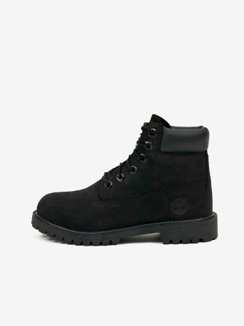 Timberland 6 In Premium WP Boot Ghete pe gleznă pentru copii Negru