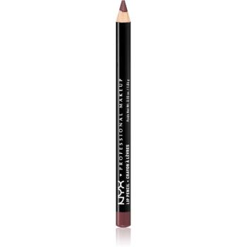 NYX Professional Makeup Slim Lip Pencil creion de buze cu trasare precisă culoare 809 Mahogany 1 g