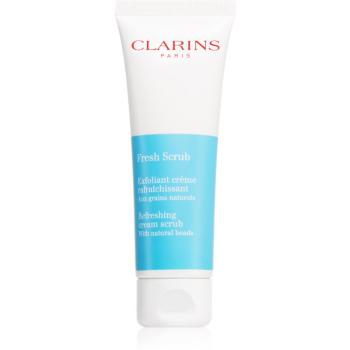 Clarins Fresh Scrub Refreshing Cream Scrub crema exfolianta pentru luminozitate si hidratare 50 ml