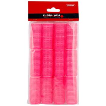 Chromwell Accessories Pink bigudiuri ( ø 25 x 63 mm ) 12 buc