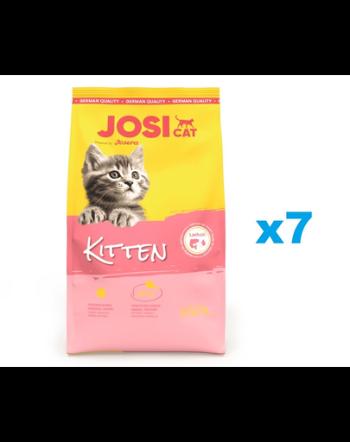 JOSERA JosiCat Kitten Hrana uscata pisoi, cu pasare 7x650 g