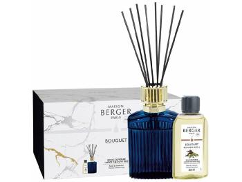 Maison Berger Paris Set cadou difuzor de aromă Alpha albastru regal + umplutură Sub Măslin 200 ml