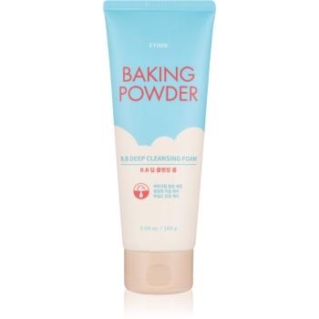 ETUDE Baking Powder spuma cremoasa pentru o curatare profunda cu efect exfoliant 160 g