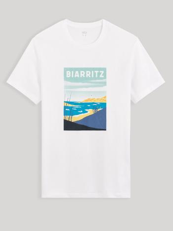 Celio Cevinty Biarritz Tricou Alb