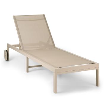 Blumfeldt Lucca Lounger, șezlong de grădină, aluminiu, 4 nivele