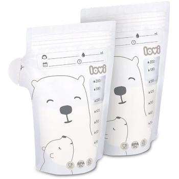 LOVI Buddy Bear sac pentru păstrarea laptelui matern 25x200 ml