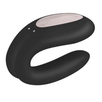 Satisfyer Vibrator de cuplu Double Joy Black