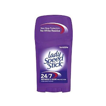 Lady Speed Stick Antiperspirant solid de protecție împotriva transpirației zi 7,24 Invisible (Wetness & Odor Protection) 45 g