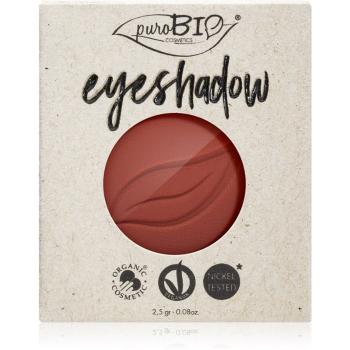 puroBIO Cosmetics Compact Eyeshadows fard ochi rezervă culoare 13 Marsala 2,5 g