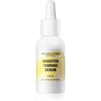 Makeup Revolution Beauty Tanning Serum ser autobronzant pentru fata (iluminator) 30 ml